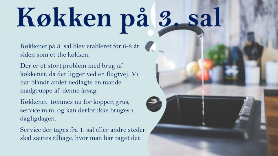Køkken på 3. sal