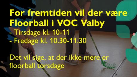 Floorball tirsdage og fredage