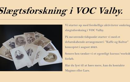 Slægtsforskning i VOC Valby