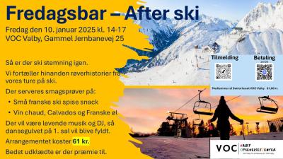 Fredagsbar - After ski 10. januar 2025