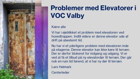 Elevatorer i VOC Valby